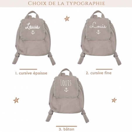 Sac à dos personnalisé enfant