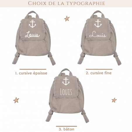 Sac à dos personnalisé enfant