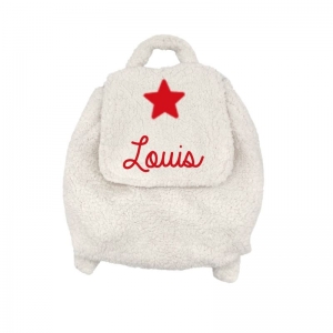 Sac à dos sherpa motif étoile 2
