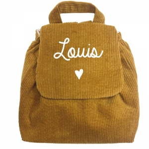 Sac à dos velours côtelé... 2