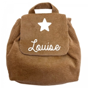 Sac à dos velours côtelé... 2