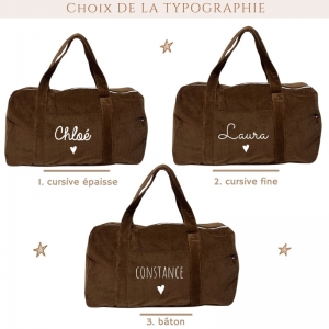 Sac week-end velours côtelé... 2