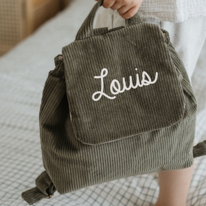 Sac à dos velours côtelé...