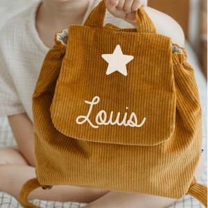 Sac à dos velours côtelé...