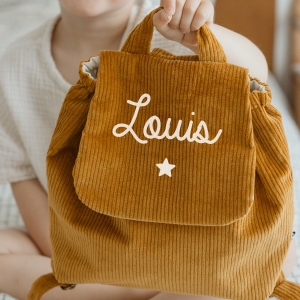 Sac à dos velours côtelé...