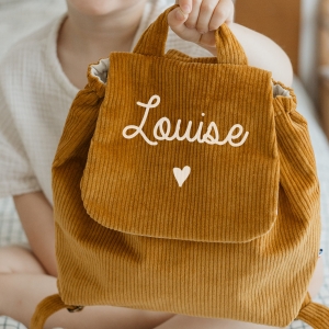 Sac à dos velours côtelé...