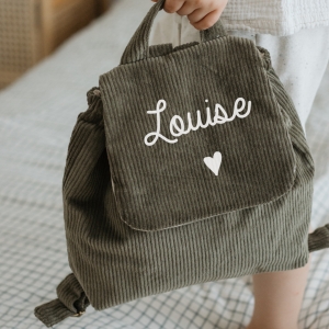 Sac à dos velours côtelé...