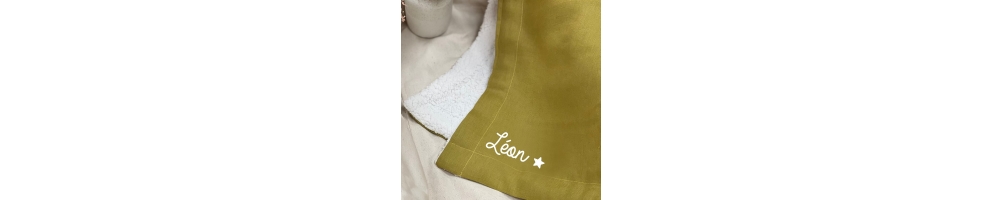Couverture de naissance pour bébé personnalisée | Oh-lala Paris