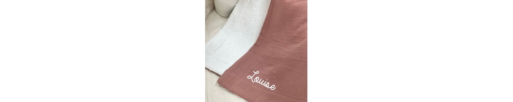 Couverture de naissance pour bébé personnalisée | Oh-lala Paris
