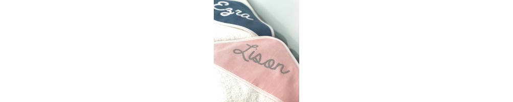 Cape de bain personnalisable | Cadeau de naissance | Oh-lala Paris