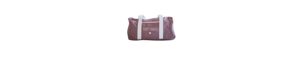 Sac week-end motif petit coeur