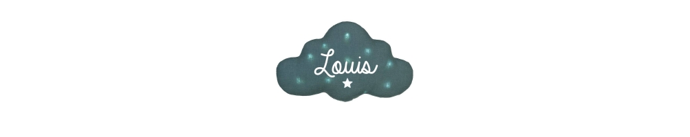 Veilleuse nuage personnalisée | Veilleuse enfant | Oh-lala Paris