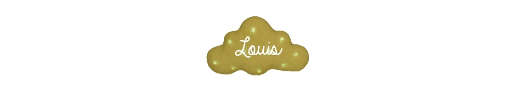 Veilleuse nuage personnalisée | Veilleuse enfant | Oh-lala Paris