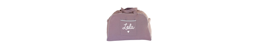 Sac à langer motif petit coeur