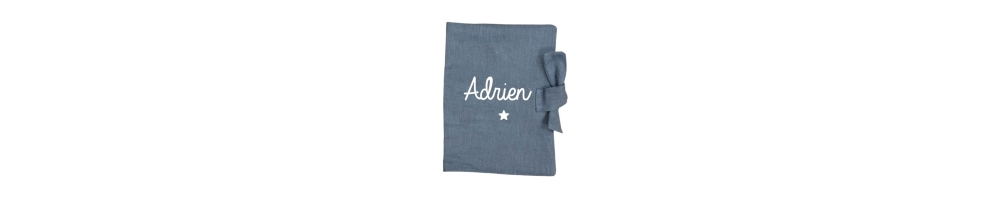 Protège carnet de santé personnalisé | Cadeau naissance | Oh-lala Paris
