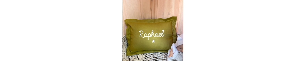 Coussin personnalisé | Cadeau de naissance | Oh-lala Paris
