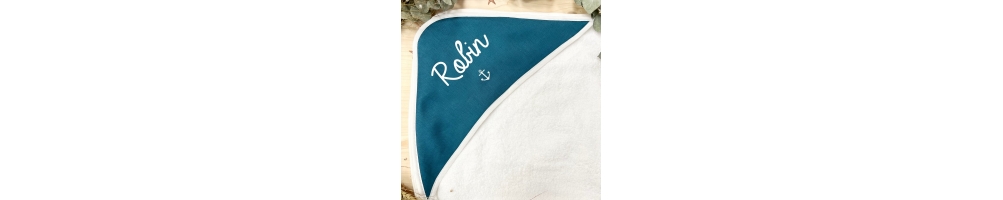 Oh-lala Paris | Cape de bain petite ancre marine